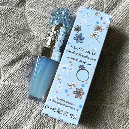 JILLSTUART サムシングピュアブルー マイリップス&リップブーケセラム 試してみた】サムシングピュアブルー セント リップブーケ