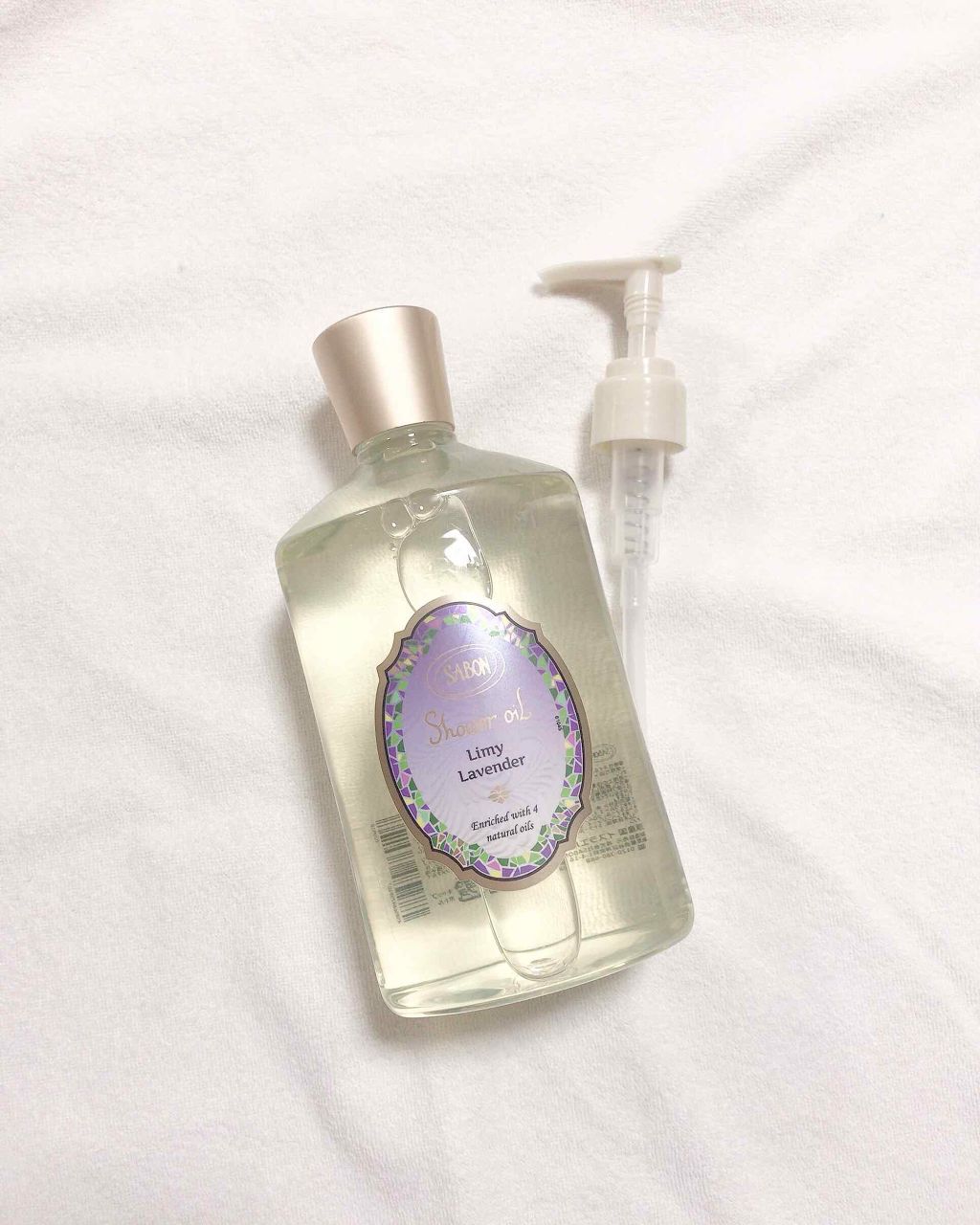  シャワーオイル ライミーラベンダー /SABON/ボディソープを使ったクチコミ（1枚目）