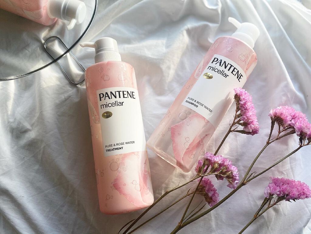 PRO-V ミセラー ピュア&ローズウォーター ノンシリコンシャンプー/トリートメント/パンテーン/市販シャンプーを使ったクチコミ(2枚目)