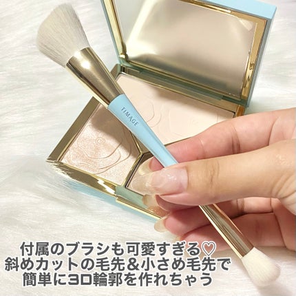 ハイライトシェーディングパレット/TIMAGE/パウダーハイライトを使ったクチコミ(6枚目)