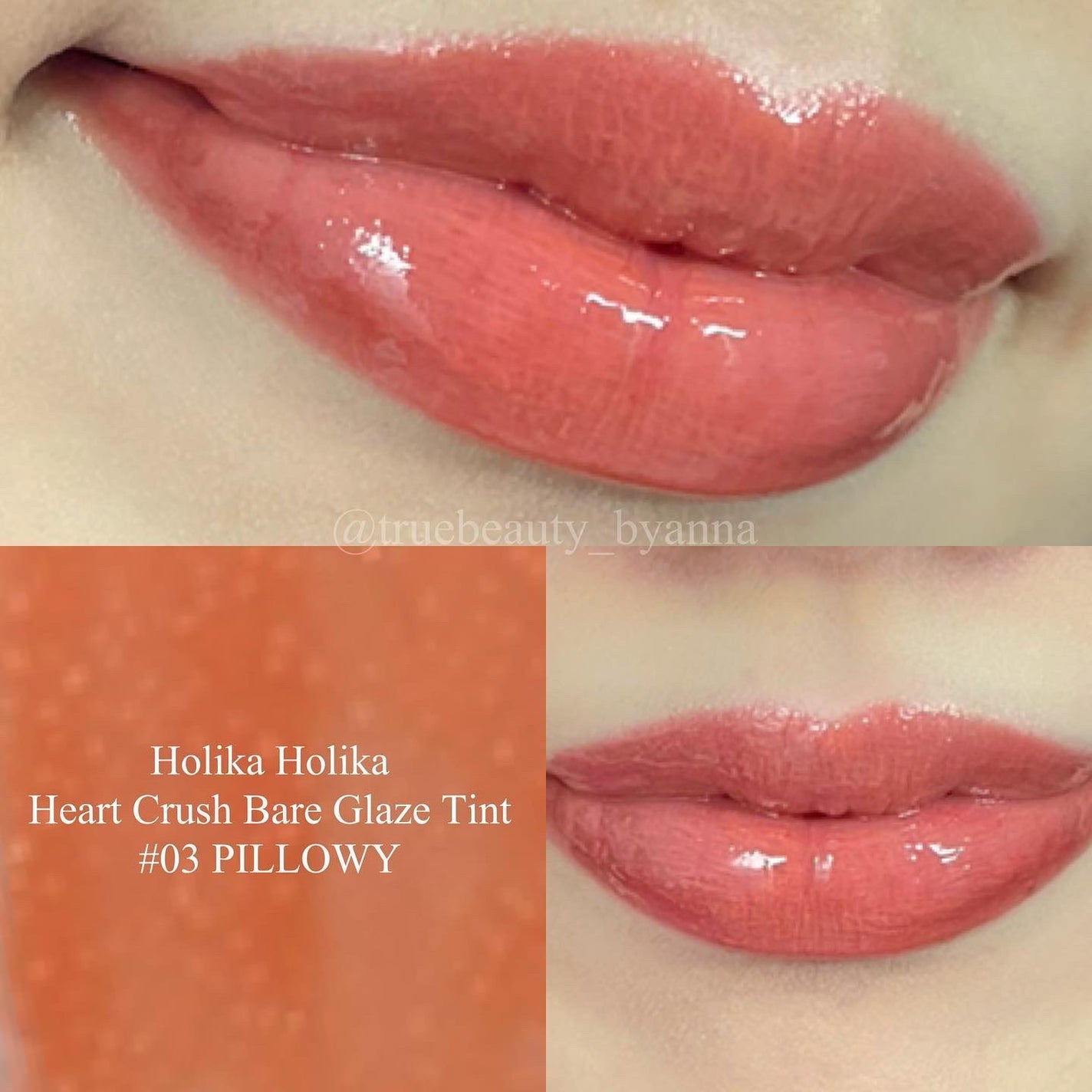 ハートクラッシュ ベアグレイズティント/HOLIKA HOLIKA/リップティントを使ったクチコミ(4枚目)