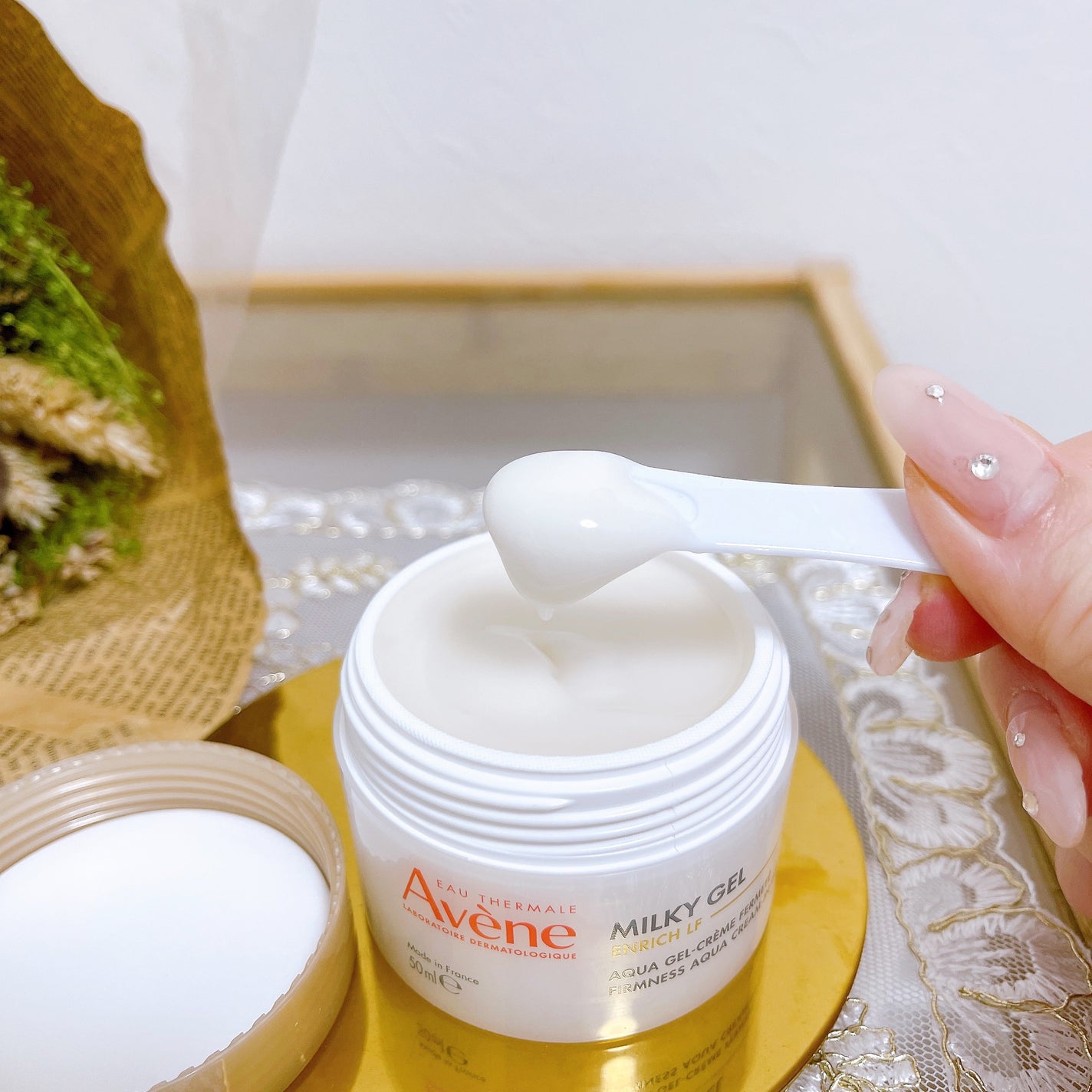 ミルキージェル エンリッチ LF/アベンヌ/フェイスクリームを使ったクチコミ(2枚目)