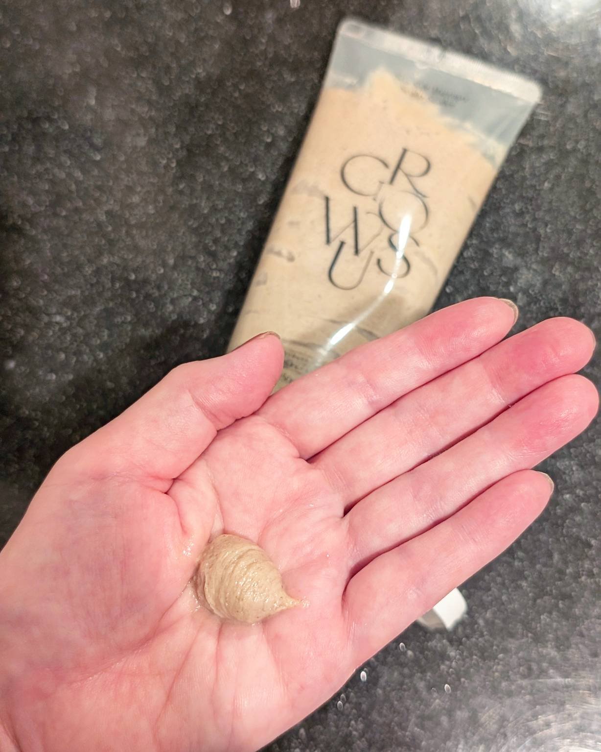 シーソルトセラピースカルプスケーラー/GROWUS/ヘッドスクラブを使ったクチコミ（1枚目）