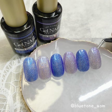 ジェルネイル(ライト対応)/セリア/ジェルネイルを使ったクチコミ(4枚目)