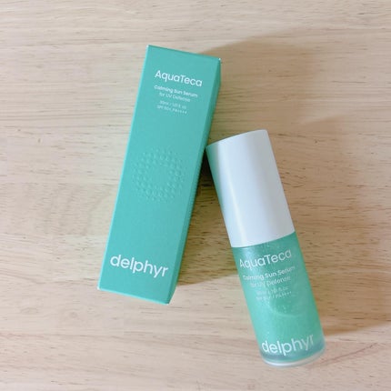 AquaTeca calming sun serum/Delphyr/日焼け止めローションを使ったクチコミ(1枚目)