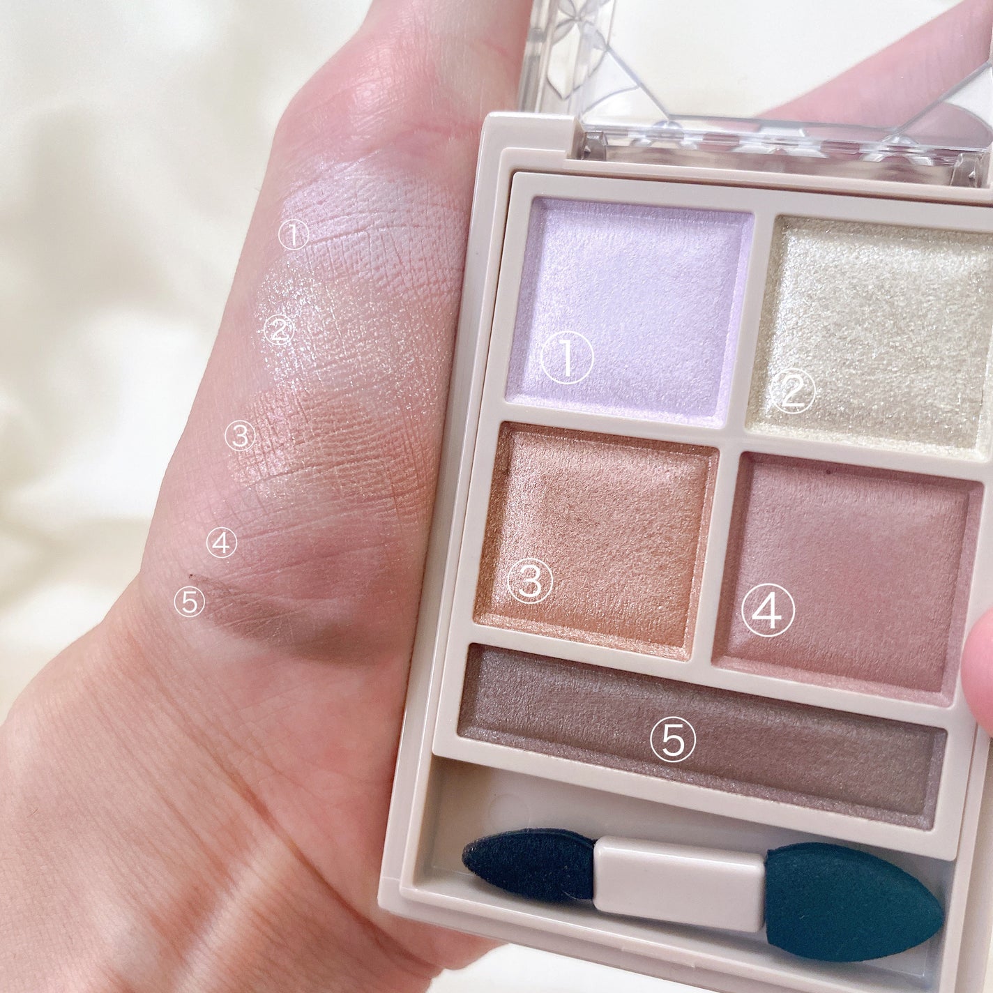 パノラマデザイン アイパレット/Visée/アイシャドウパレットを使ったクチコミ(3枚目)