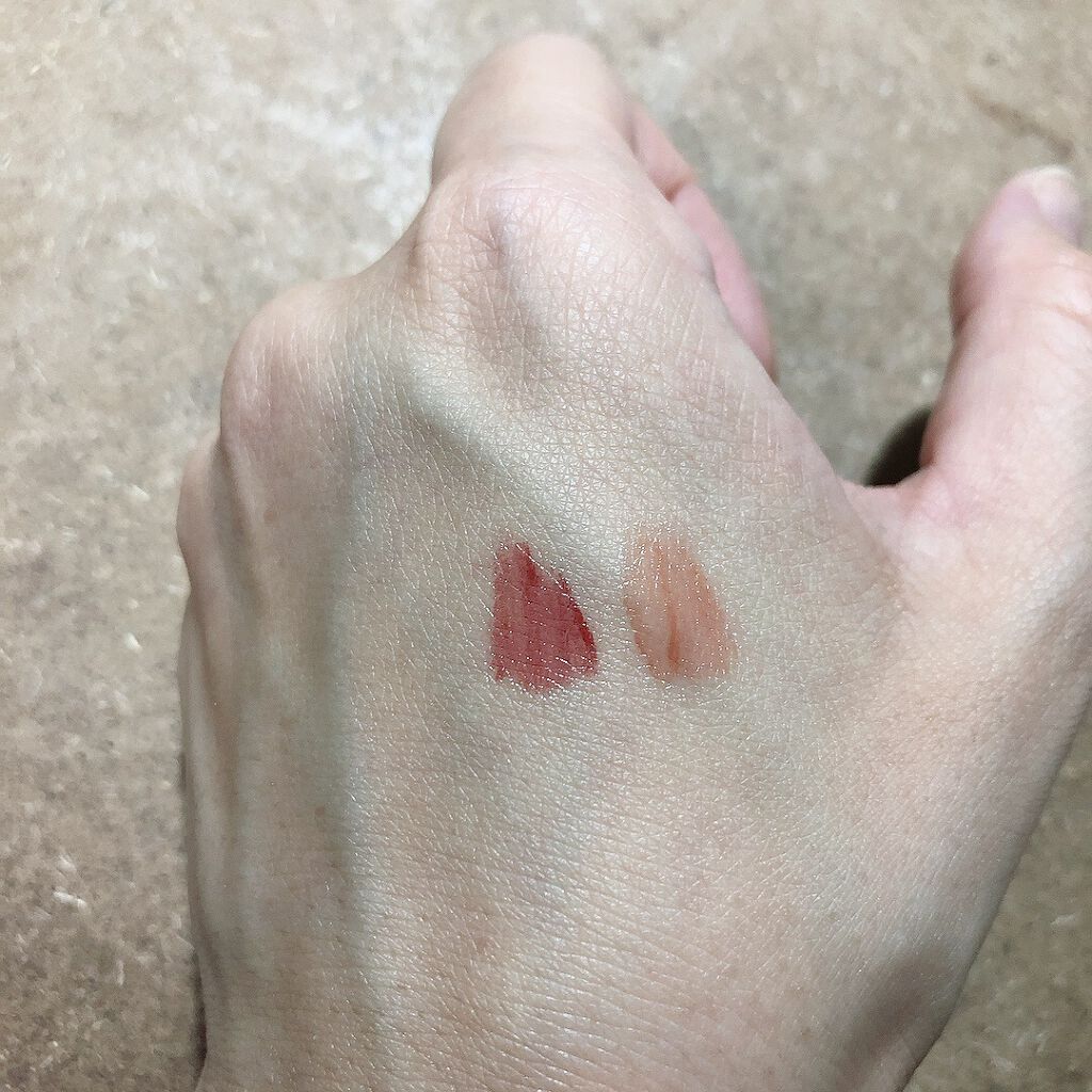 グラスティングウォーターティント 韓服エディション/rom&nd/リップティントを使ったクチコミ(2枚目)