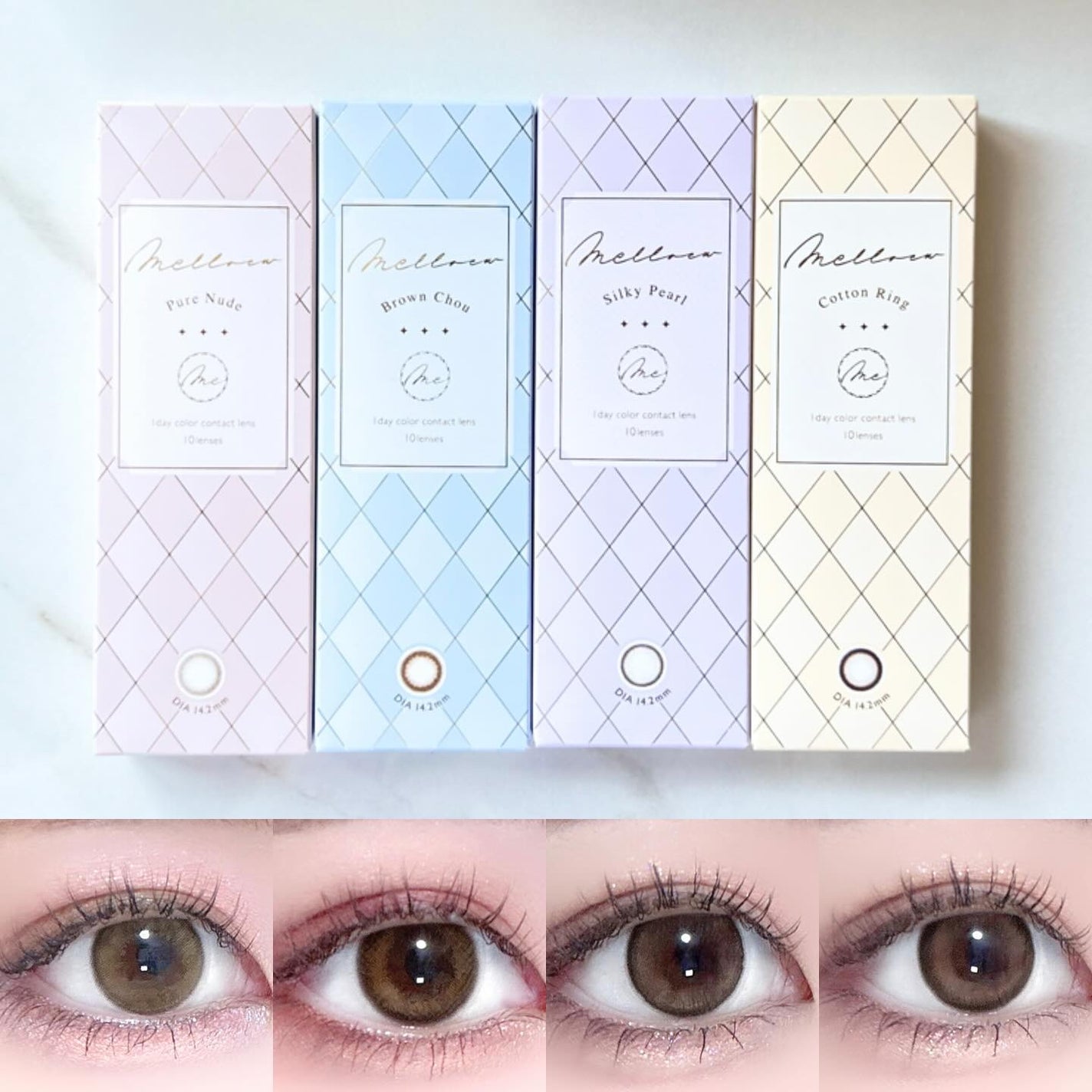 melloew 1day/melloew/ワンデー(1DAY)カラコンを使ったクチコミ(1枚目)