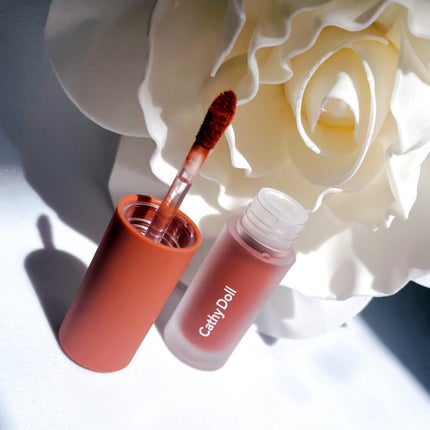 リップアンドチーク ヌードマットティント/CathyDoll/リップティントを使ったクチコミ(6枚目)