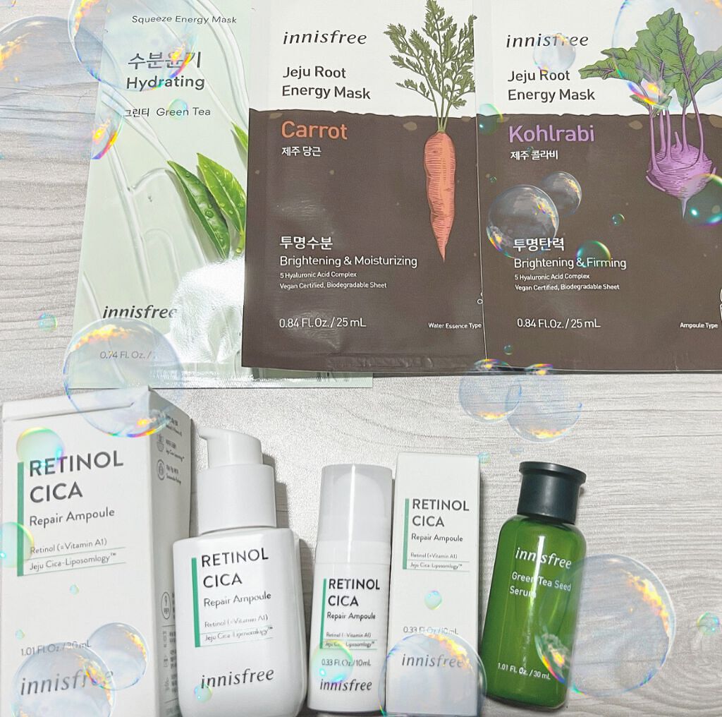 レチノール シカ リペア セラム/innisfree/美容液を使ったクチコミ(1枚目)