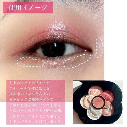 チアリー カラーズ フォー アイズ/MARY QUANT/アイシャドウパレットを使ったクチコミ(4枚目)