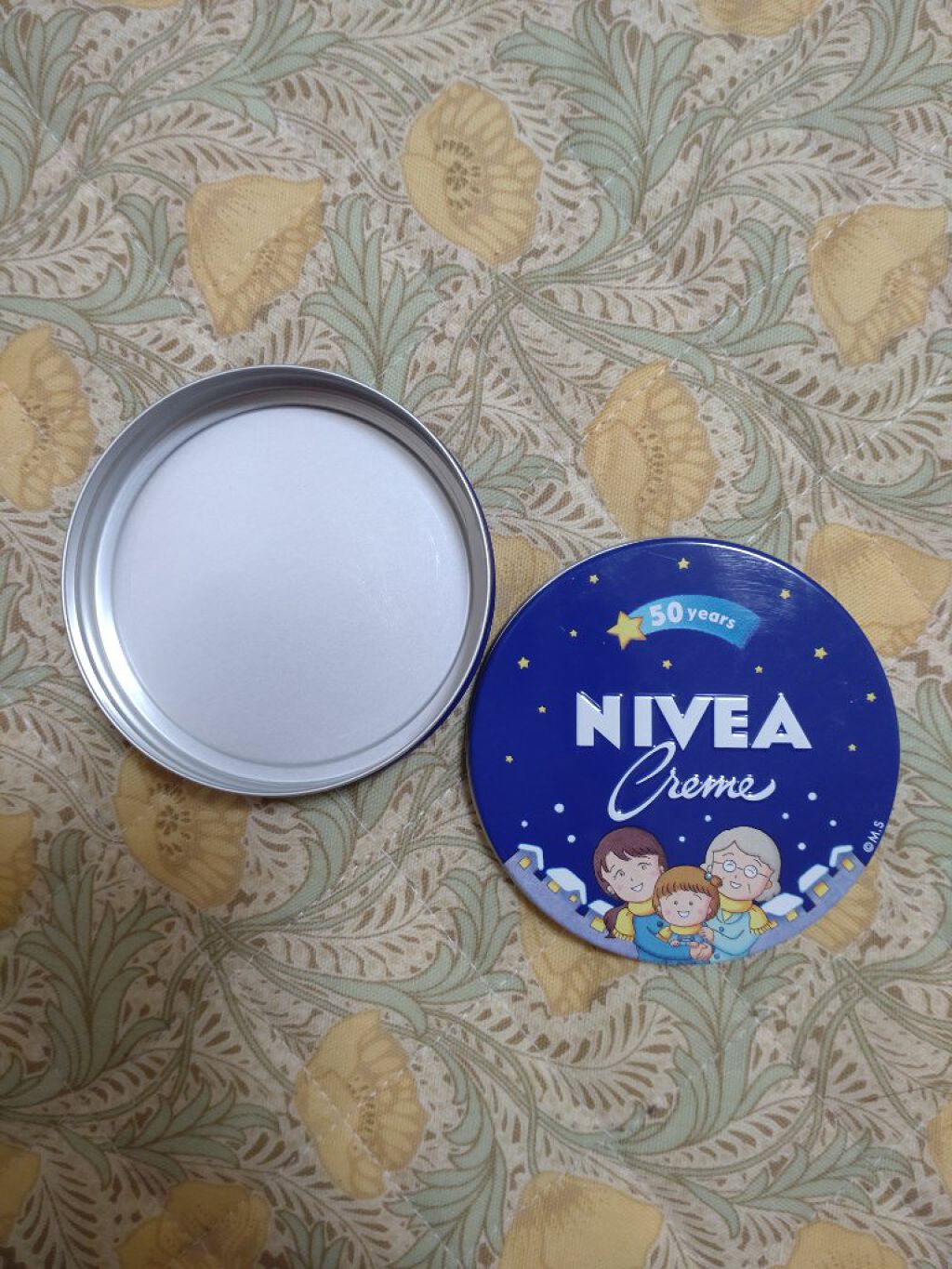 ニベアクリーム 限定デザイン 缶(生産終了）/ニベア/ボディクリームを使ったクチコミ（2枚目）