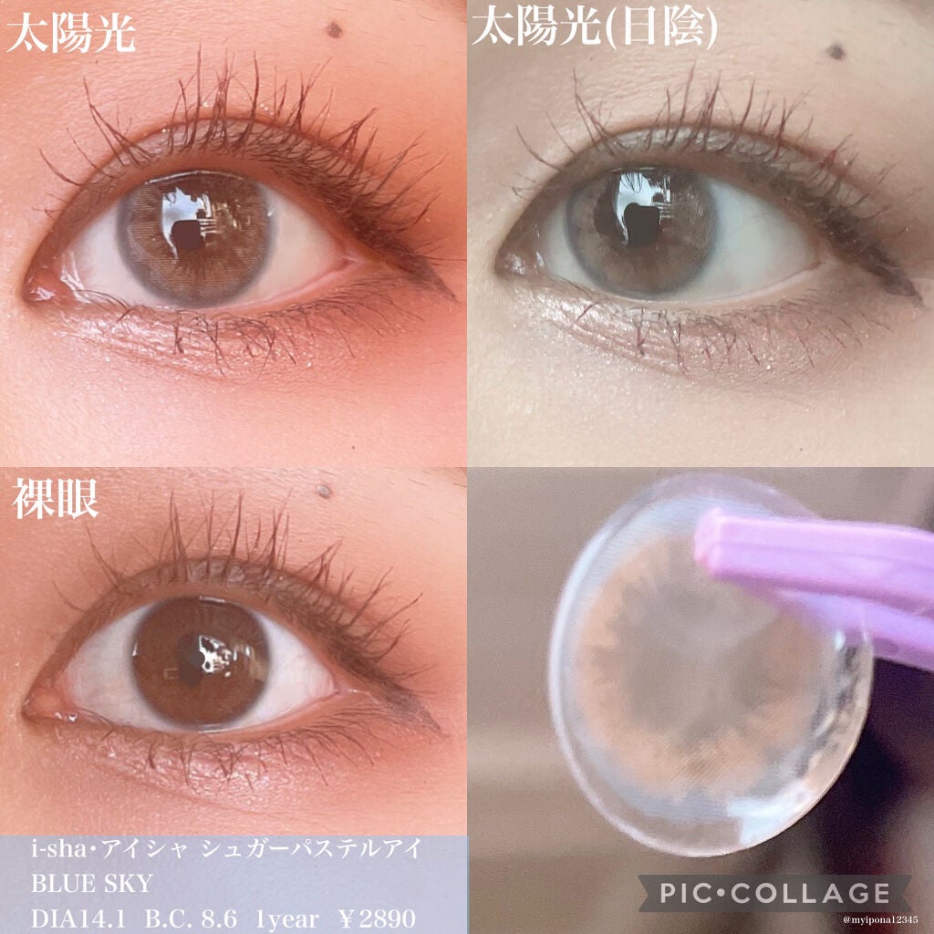i-sha/蜜のレンズ/カラーコンタクトレンズを使ったクチコミ(2枚目)