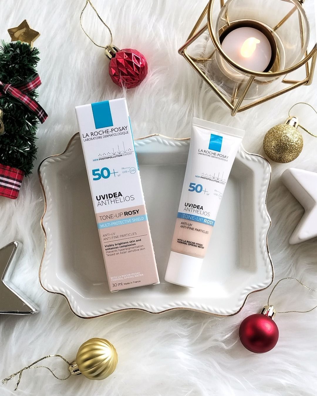 UVイデア XL プロテクショントーンアップ ローズ/ラ ロッシュ ポゼ/日焼け止めクリームを使ったクチコミ（3枚目）