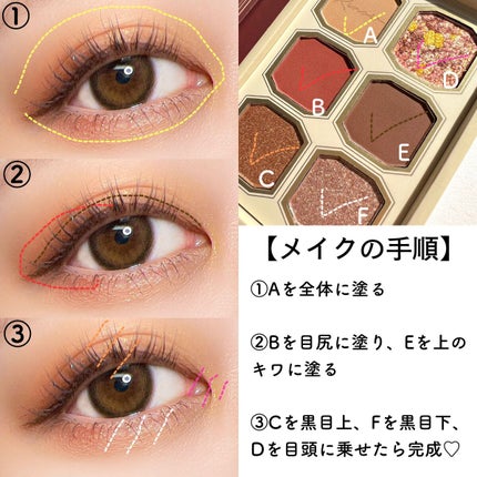 絵画アイシャドウパレット/MilleFée/アイシャドウパレットを使ったクチコミ(7枚目)