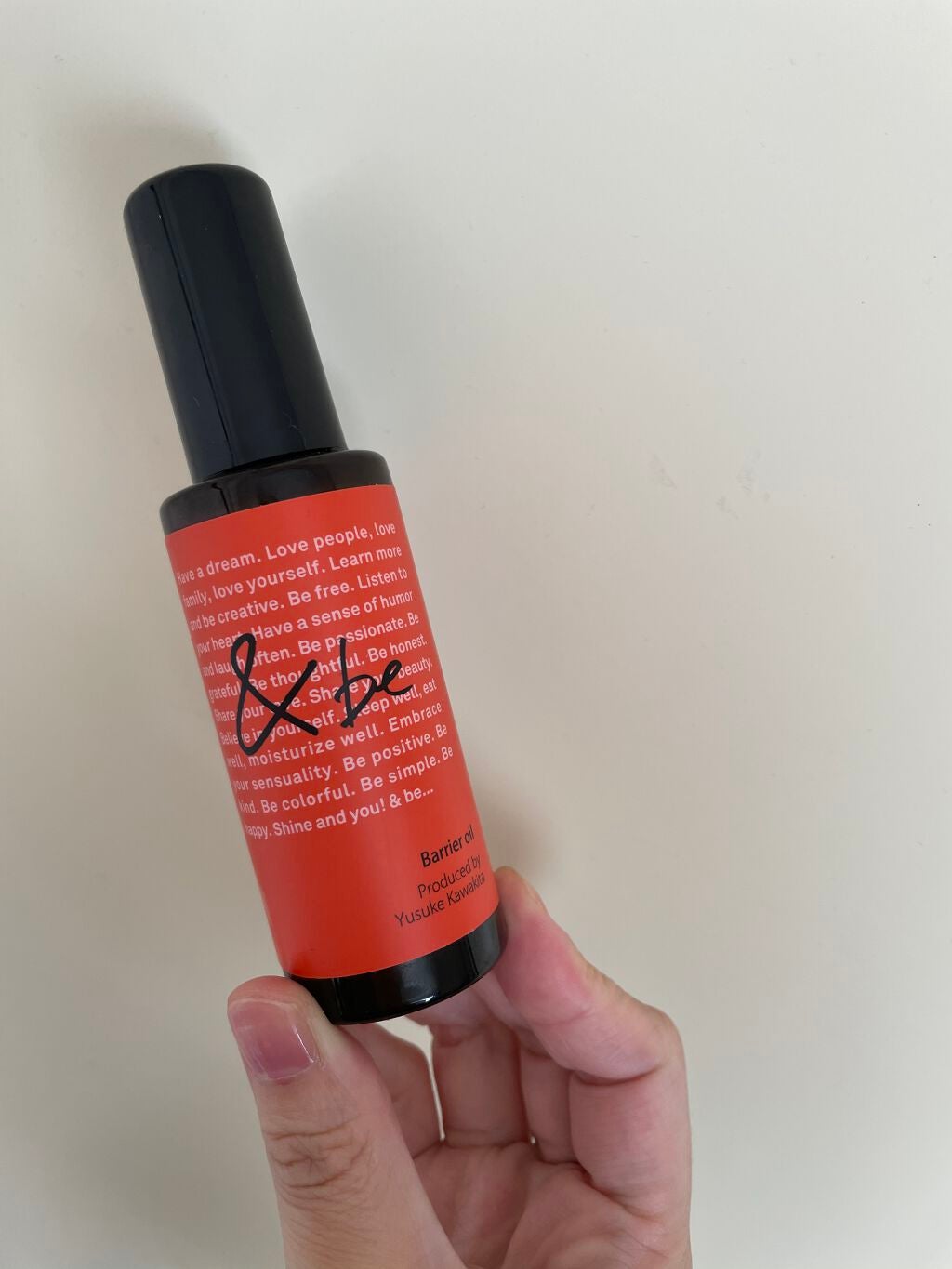 バリアオイル/&be/フェイスオイルを使ったクチコミ(1枚目)