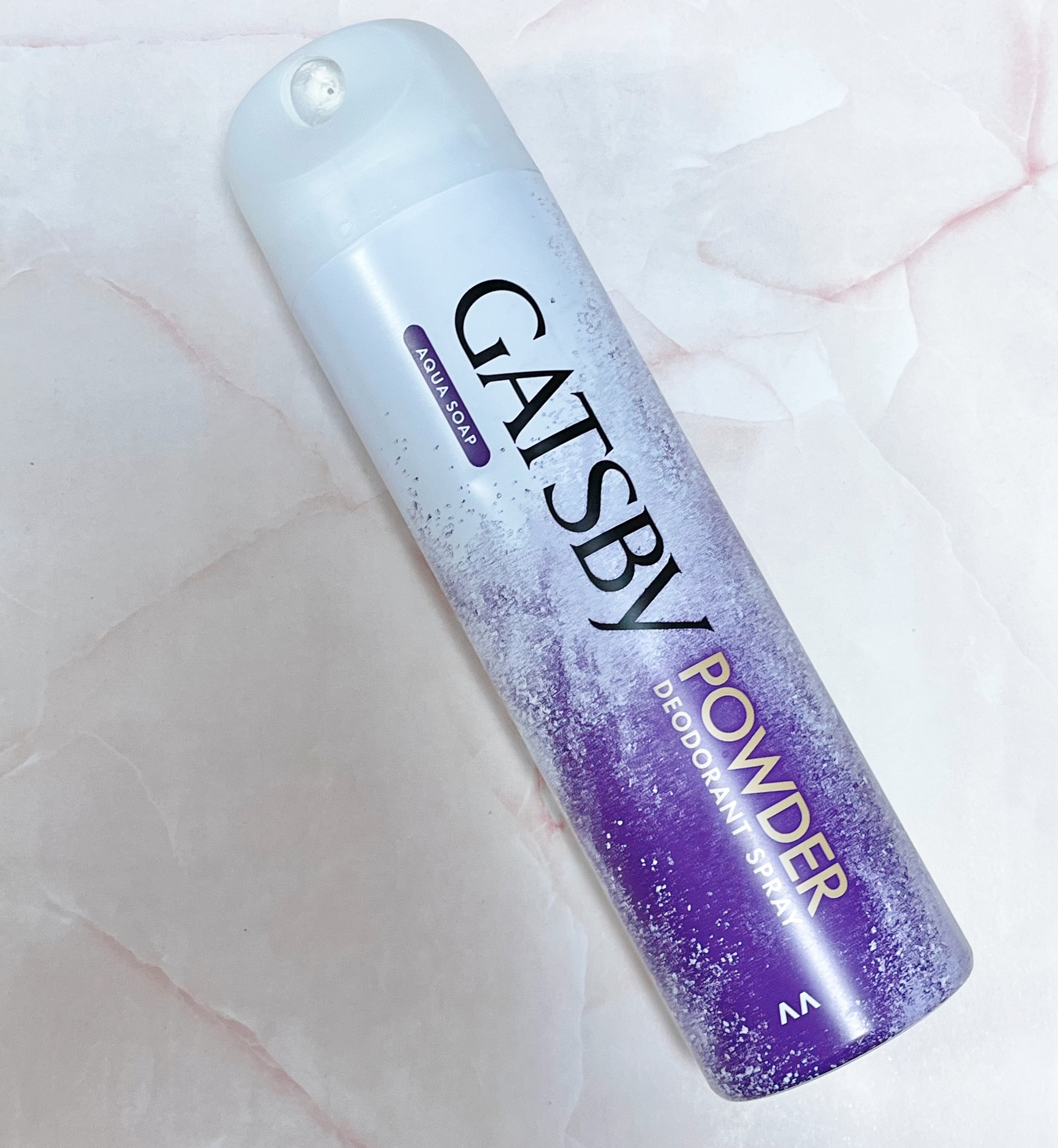 試してみた】ギャツビー パウダーデオドラントスプレー アクア