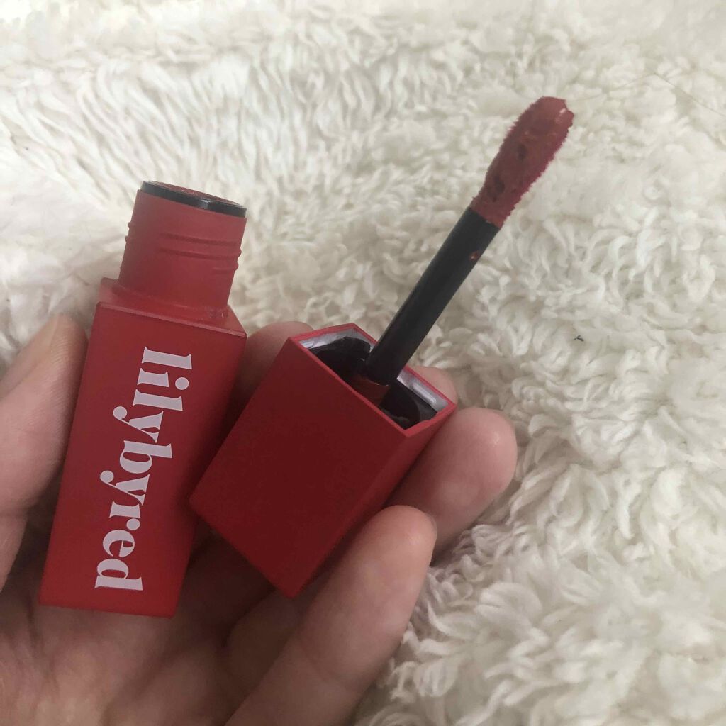 ブラッディライアー コーティングティント/lilybyred/リップティントを使ったクチコミ（2枚目）