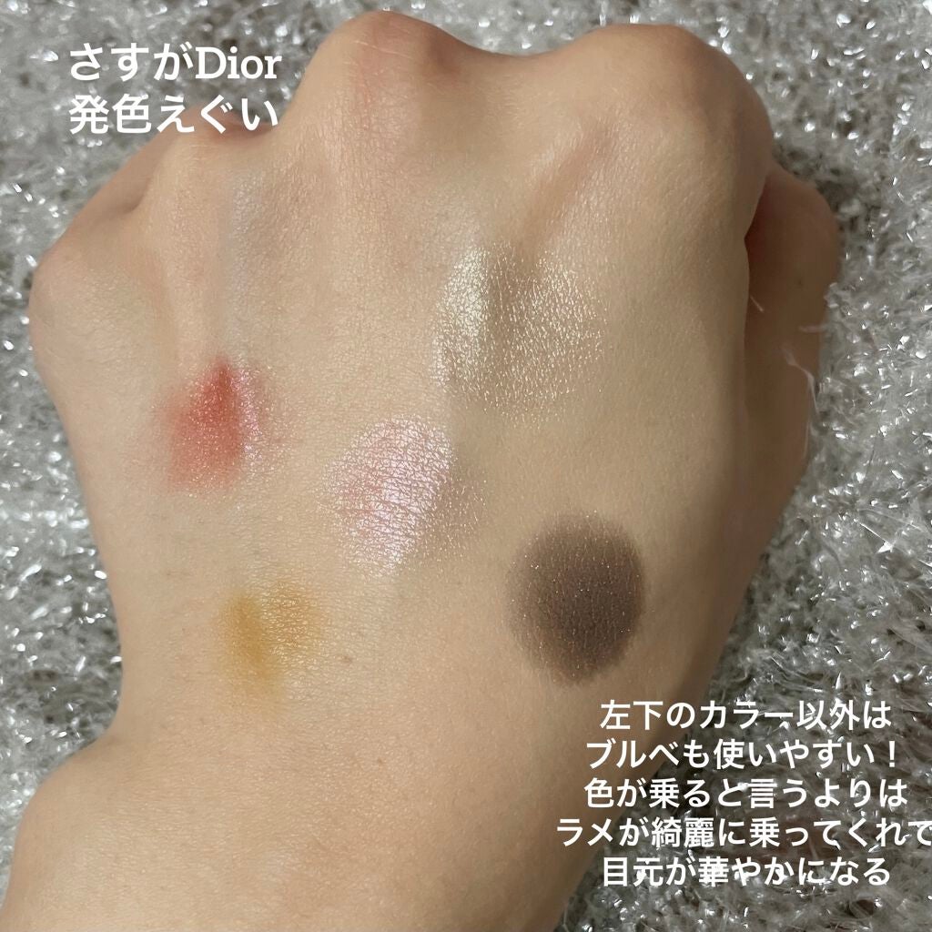 サンク クルール クチュール<バーズ オブ ア フェザー>/Dior/アイシャドウパレットを使ったクチコミ(2枚目)