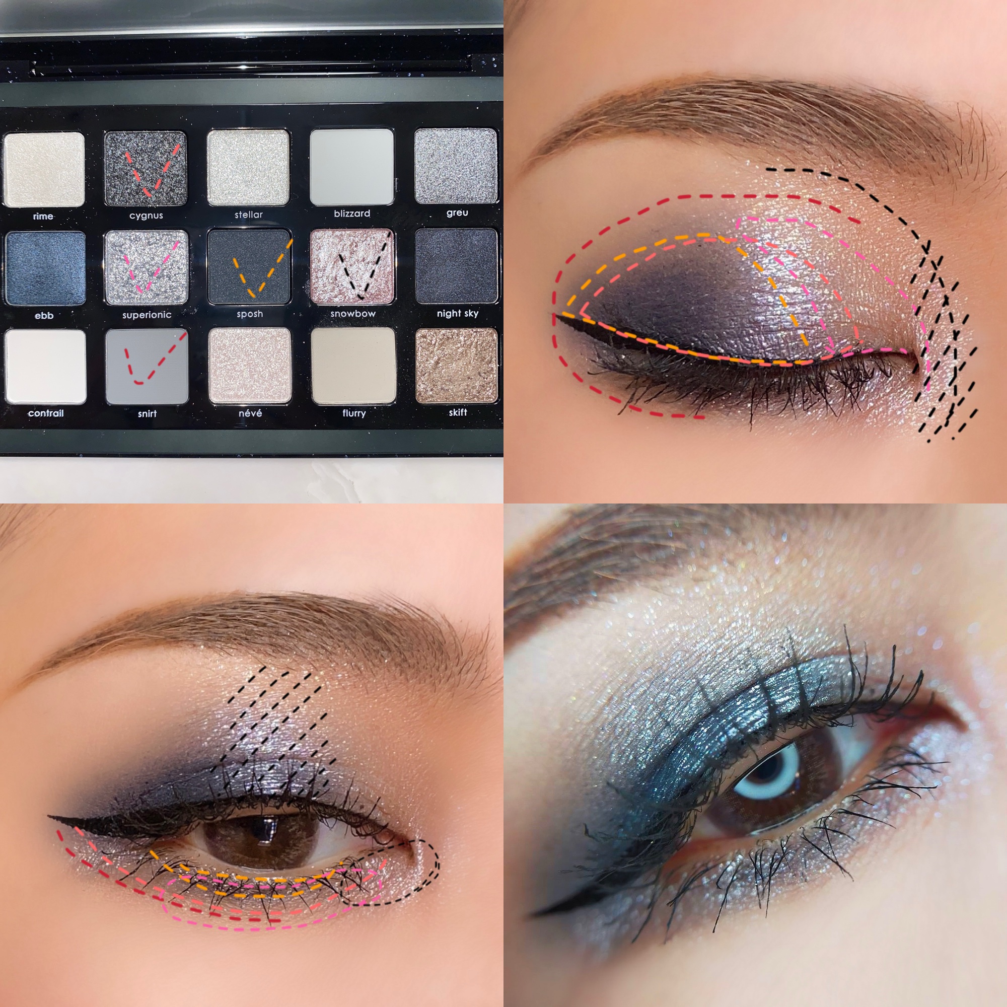 NATASHA DENONA XENON PALETTE アイシャドウパレット XENON EYESHADOW PALETTE LIVE SWATCHES | Natasha Denona