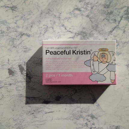 Peaceful Kristen/Hapa kristin/カラーコンタクトレンズを使ったクチコミ(2枚目)