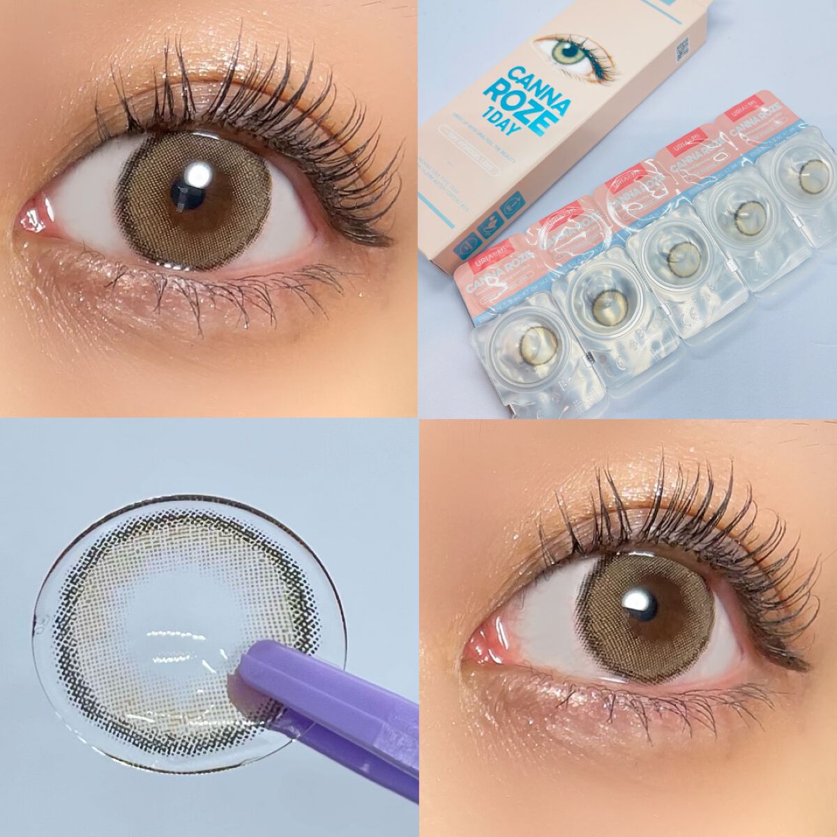 CANNA ROZE 1DAY/URIA i-DOL/ワンデー(1DAY)カラコンを使ったクチコミ(3枚目)