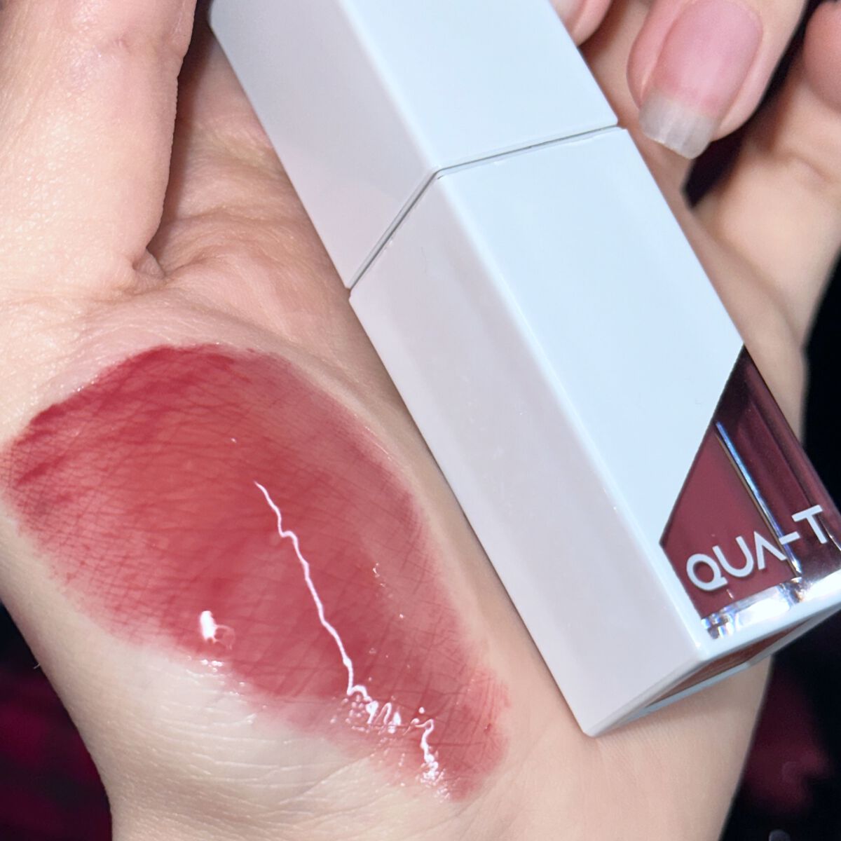 ザグラスタトゥーティント/QUA-T/リップティントを使ったクチコミ(3枚目)