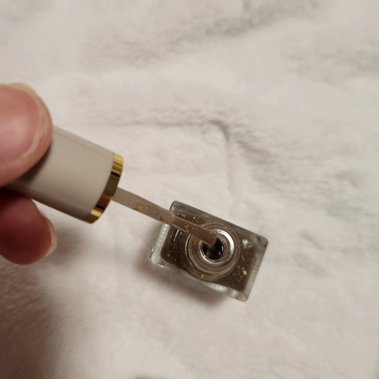 グロッシーコート/スキューズミー/オールインワンネイルを使ったクチコミ（3枚目）