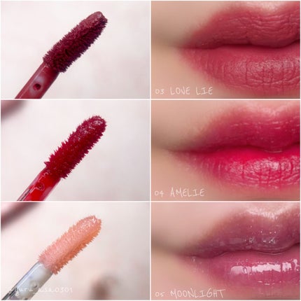 フラッフィリップティント/BLESSED MOON/リップティントを使ったクチコミ(5枚目)