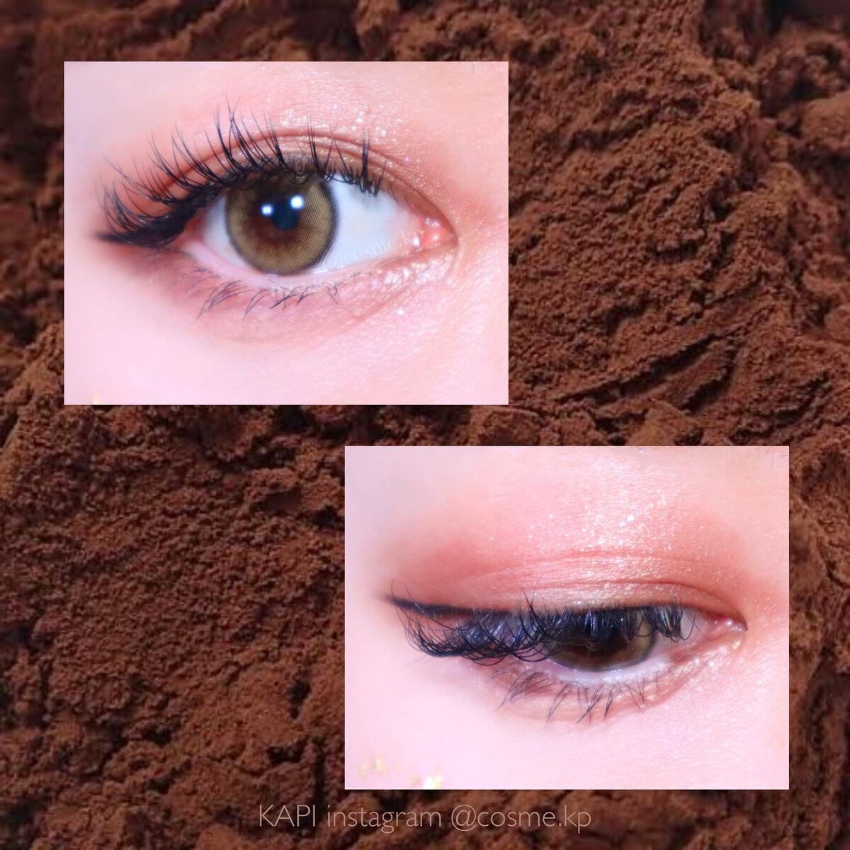 KAPI on LIPS 「単色アイシャドウ一色で仕上げる大人ブラウンメイク💄🤎KATEの..」(3枚目)