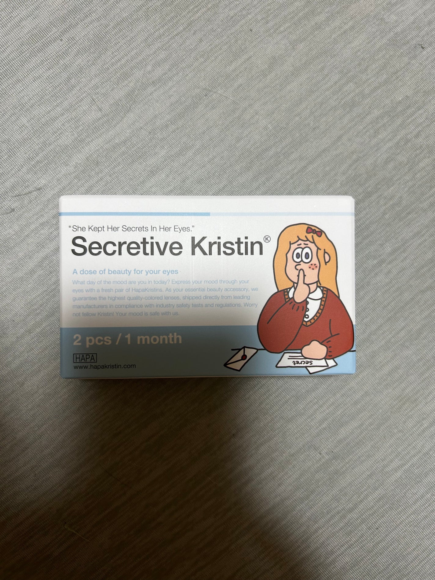 Secretive Kristen/Hapa kristin/カラーコンタクトレンズを使ったクチコミ(1枚目)
