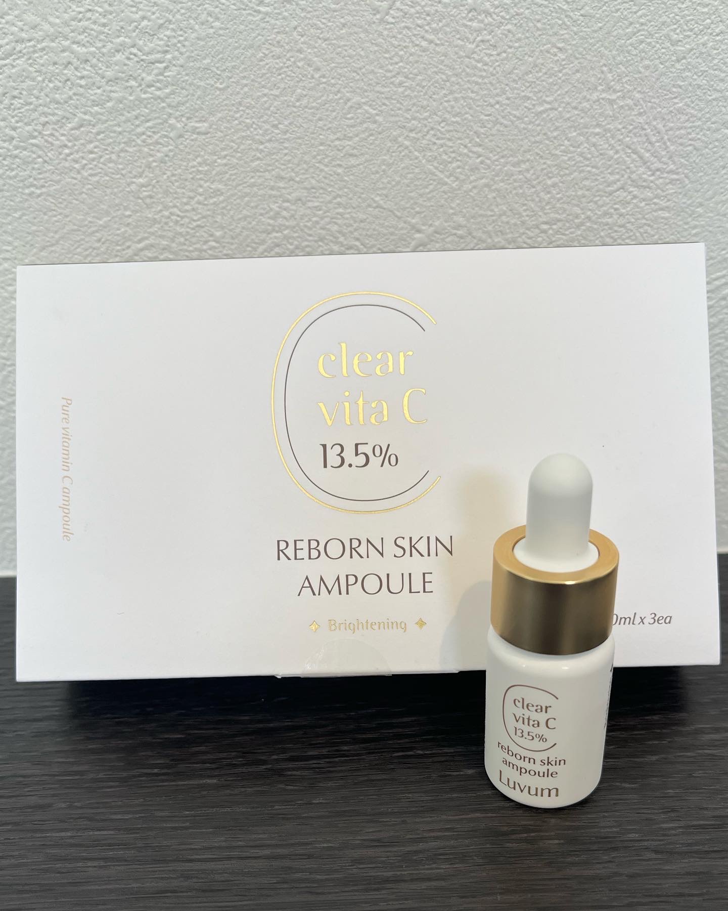 クリアビタCリボーンスキンアンプル/Luvum/美容液を使ったクチコミ（1枚目）