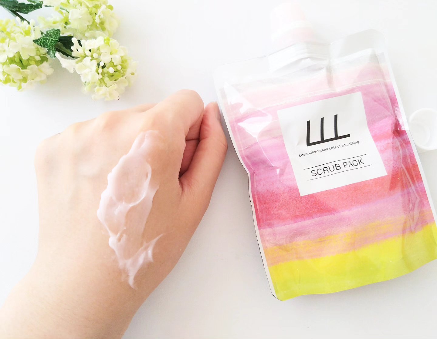 3Way毛穴マイルドスクラブ/LLL/スクラブ・ゴマージュを使ったクチコミ（3枚目）