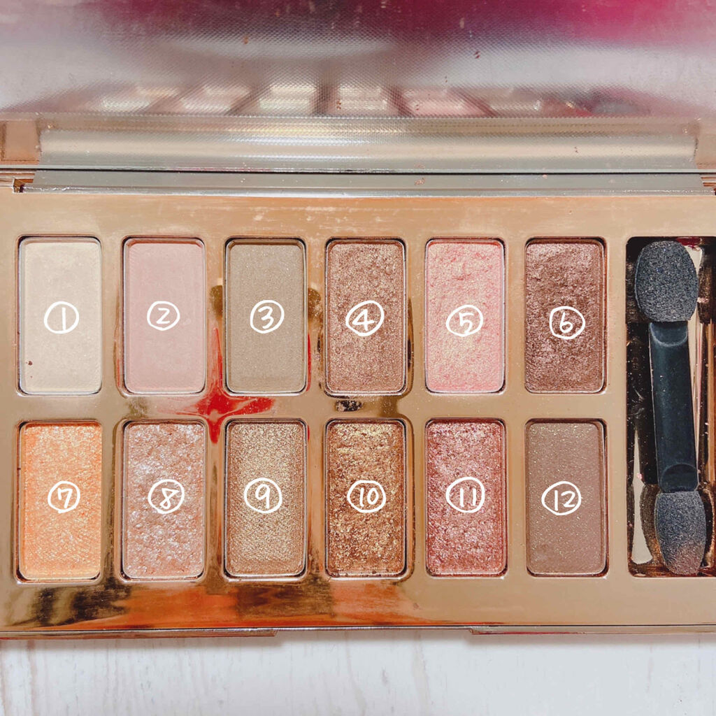 バレンタインボックス/VAVI MELLO/アイシャドウパレットを使ったクチコミ（2枚目）