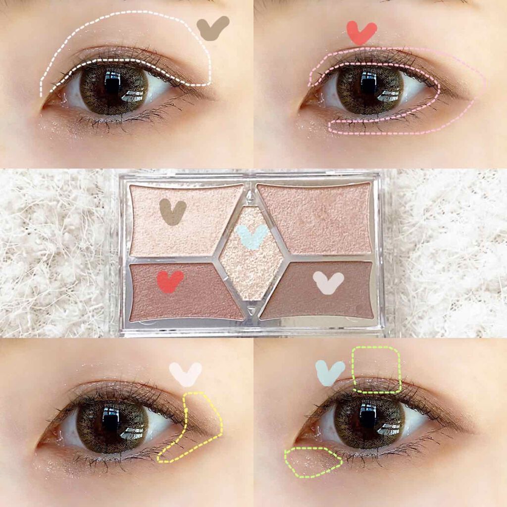 【旧品】パーフェクトスタイリストアイズ/キャンメイク/アイシャドウパレットを使ったクチコミ(2枚目)