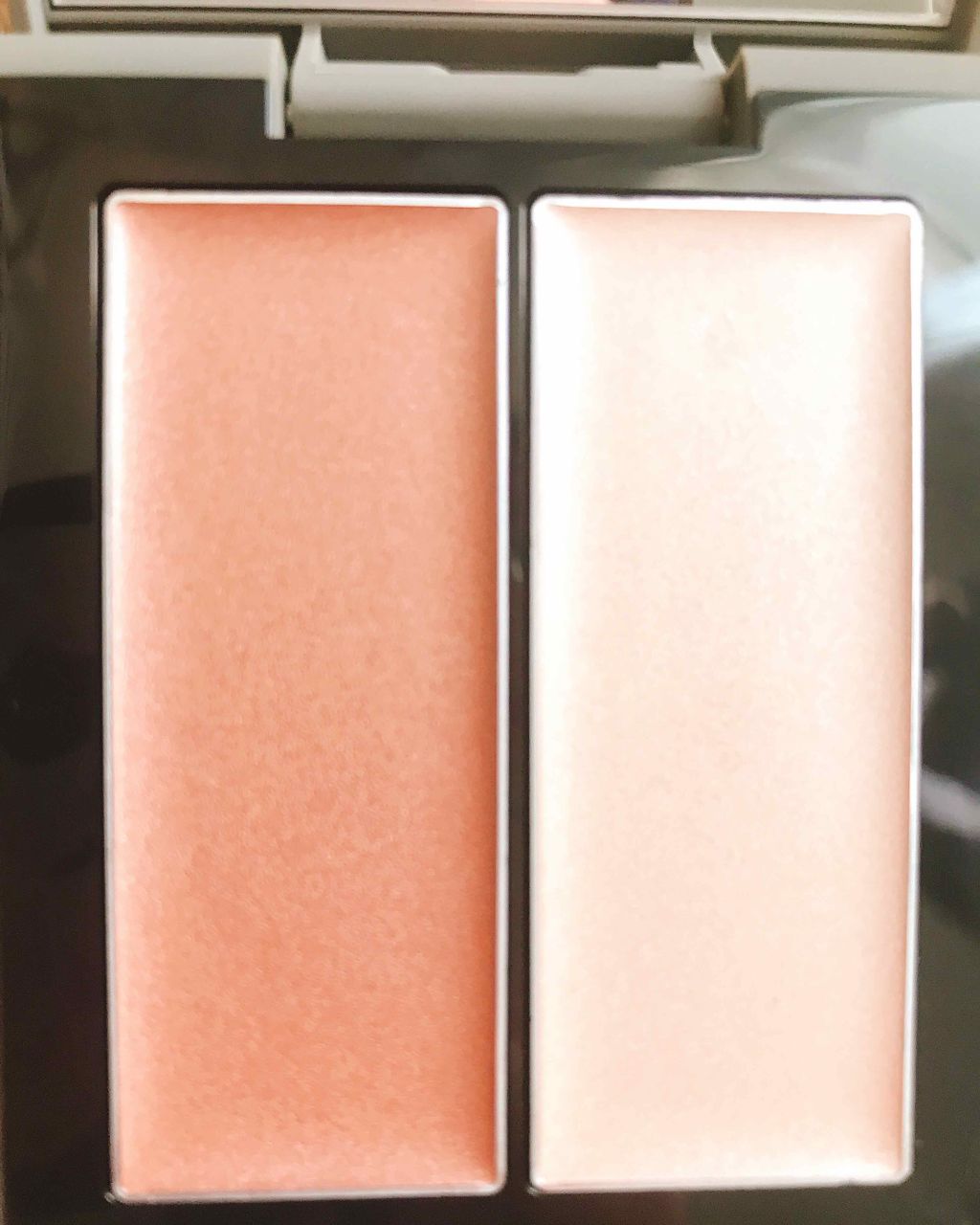 THREE シマリング グロー デュオ/THREE/クリームハイライトを使ったクチコミ（2枚目）