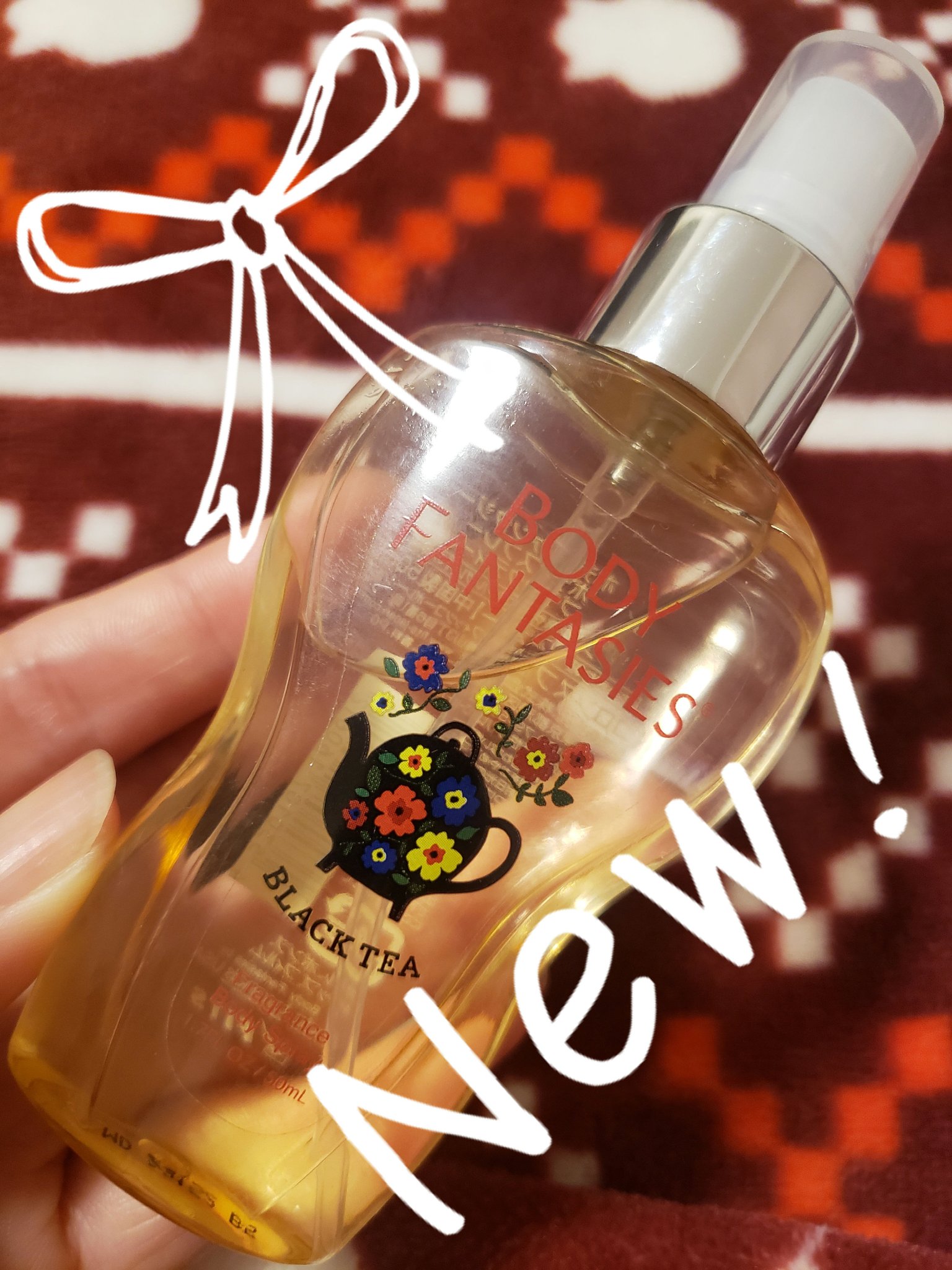 ボディスプレー ブラックティー/ボディファンタジー/香水(レディース)を使ったクチコミ（1枚目）