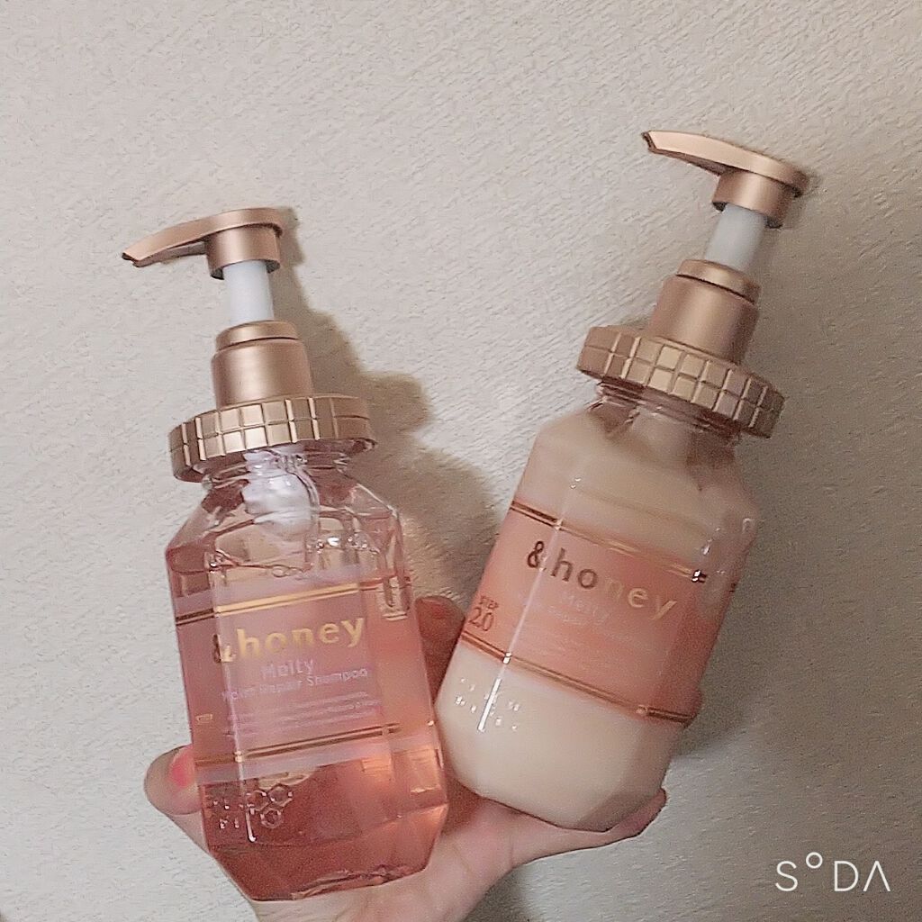 &honey Melty モイストリペア シャンプー1.0／モイストリペア ヘアトリートメント2.0/&honey/市販シャンプーを使ったクチコミ（2枚目）