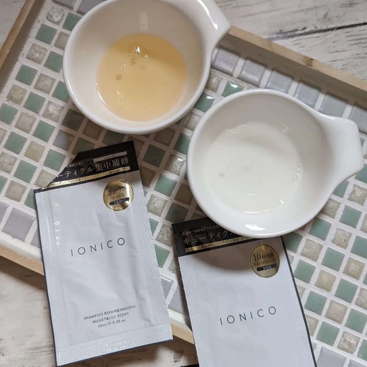 プレミアムイオンシルキースリークシャンプー(リペア＆スムース) /IONICO/シャンプー・コンディショナーを使ったクチコミ（2枚目）