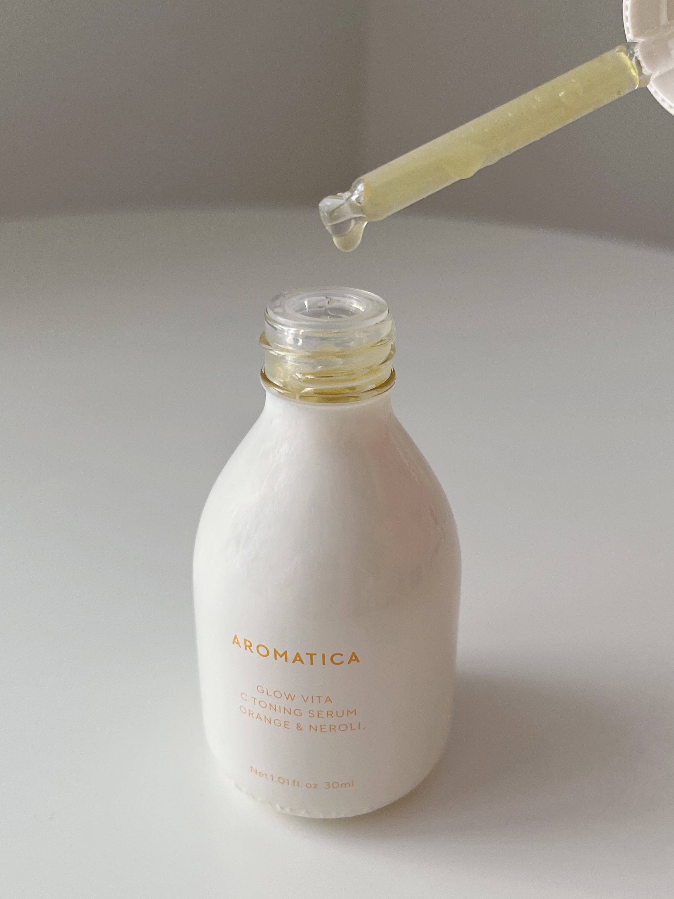 グロービタCトーニングセラム/AROMATICA/美容液を使ったクチコミ（2枚目）