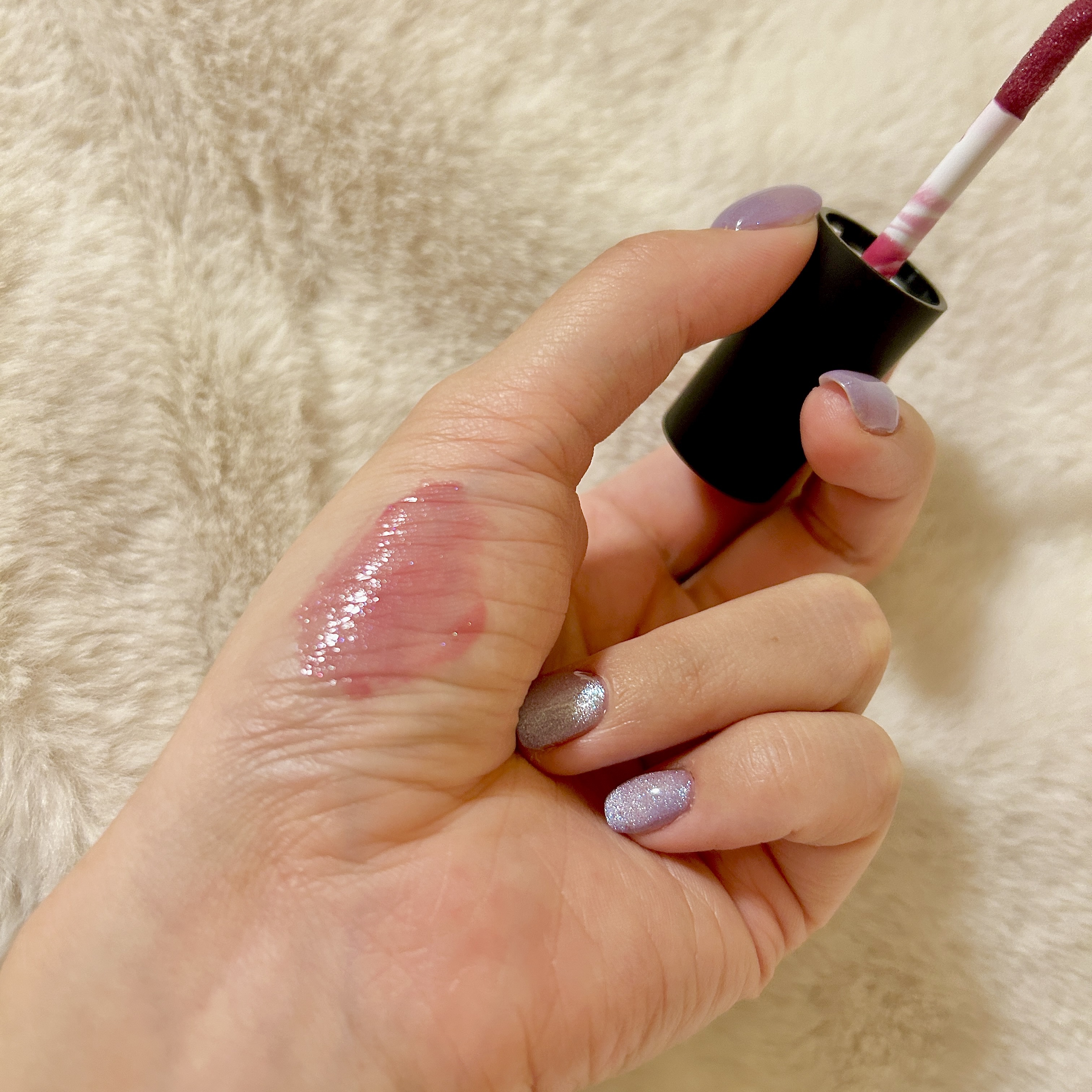 ニュアンス リップグロス 11 Makasete〈任せて〉/OSAJI/リップグロスを使ったクチコミ（3枚目）