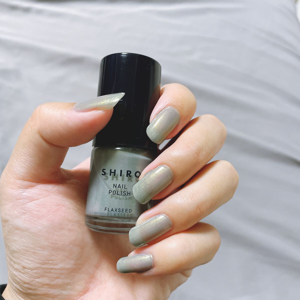 亜麻ネイル/SHIRO/マニキュアを使ったクチコミ(1枚目)
