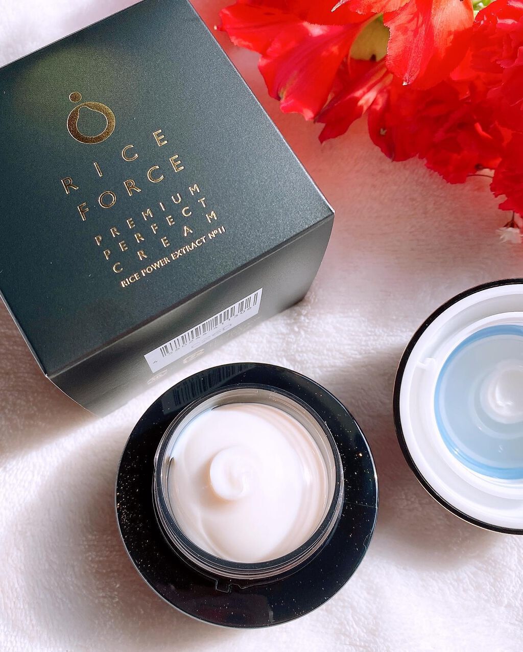 プレミアムパーフェクトクリーム/ライスフォース/フェイスクリームを使ったクチコミ(2枚目)