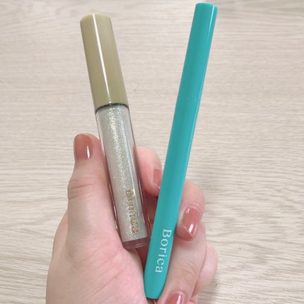 美容液カラーライナー 103 メタリックエメラルド/Borica/リキッドアイライナーを使ったクチコミ(2枚目)