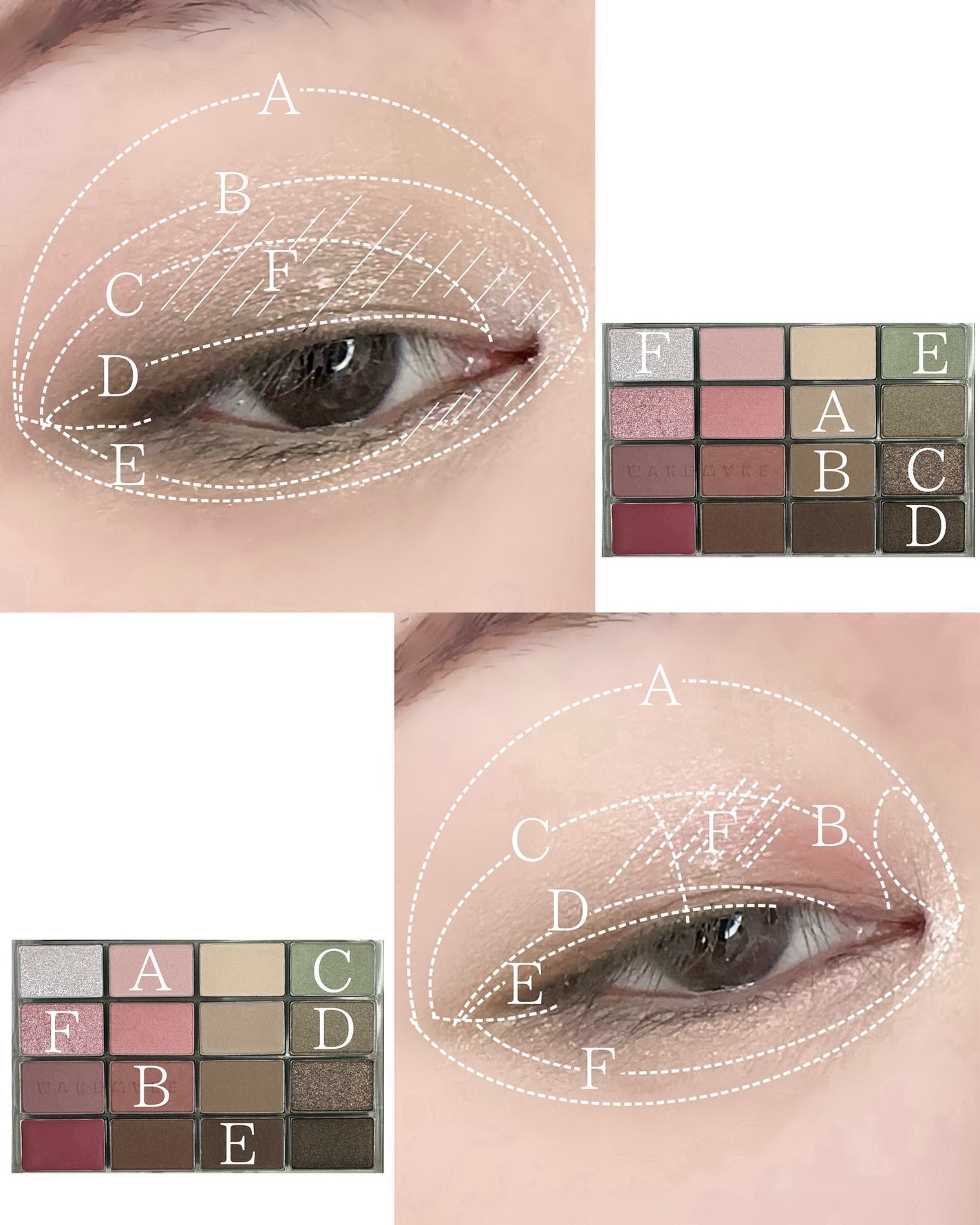 ソフトブラーリングアイパレット/wakemake/アイシャドウパレットを使ったクチコミ(8枚目)