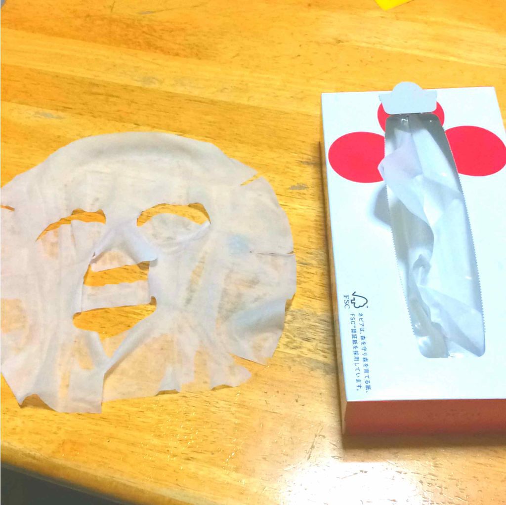 フェイスパック 桜/DAISO/シートマスク・パックを使ったクチコミ（2枚目）