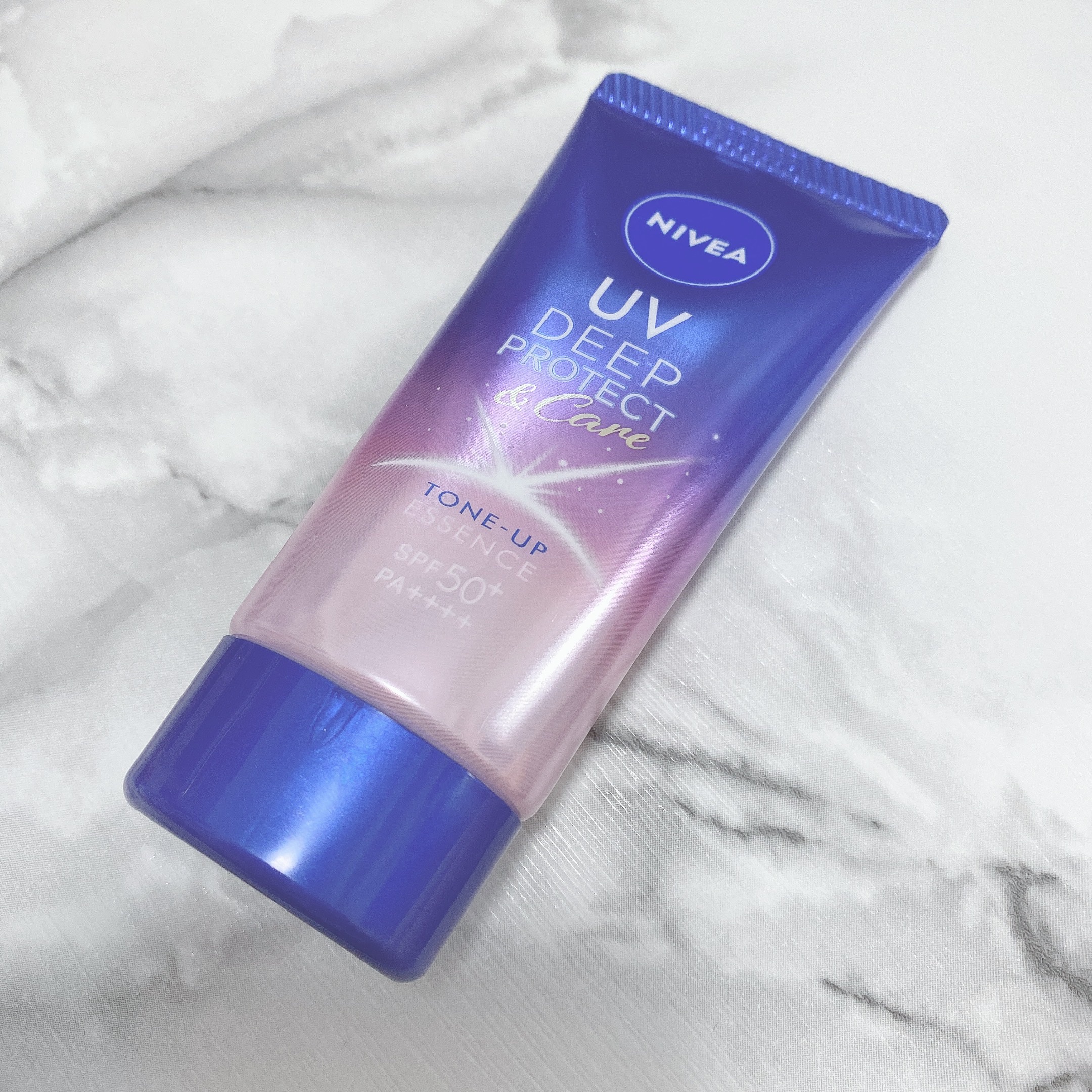 ニベアUV ディープ プロテクト＆ケア トーンアップ エッセンス/ニベア/日焼け止めローションを使ったクチコミ（1枚目）