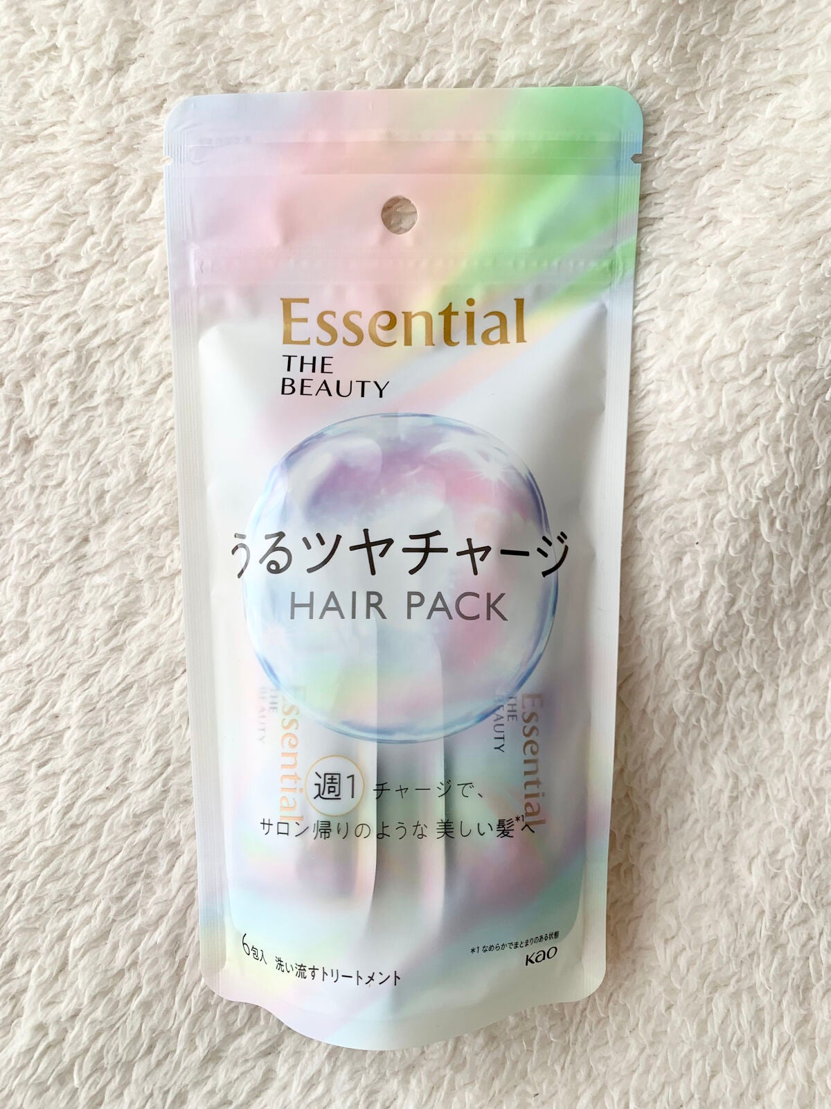 ザビューティ うるツヤチャージヘアパック/エッセンシャル/ヘアマスク・ヘアパックを使ったクチコミ(2枚目)