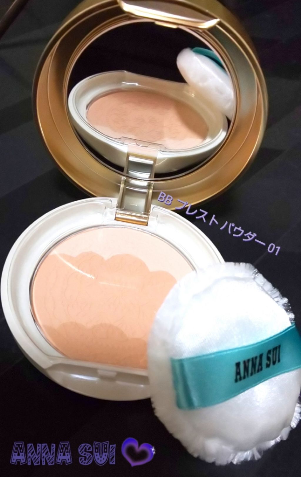 BBプレストパウダー /ANNA SUI/プレストパウダーを使ったクチコミ(2枚目)