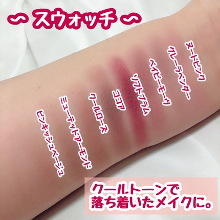 ミドルトーンアイシャドウコレクターパレット/Laka/アイシャドウパレットを使ったクチコミ(3枚目)